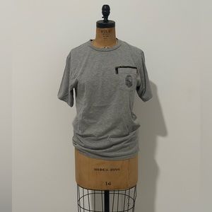 A Bathing Ape t-shirt gray, size L used.